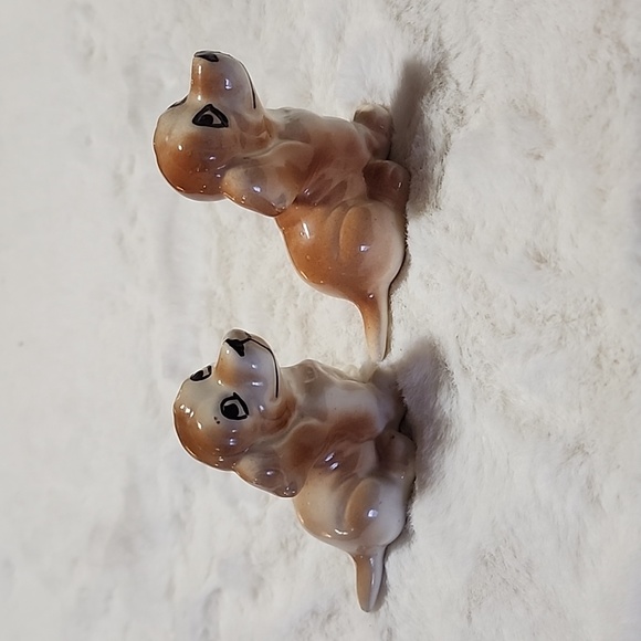 VINTAGE  CERAMIC  🐶 PUPPIES FIGURINES.  🐶 - Picture 5 of 7